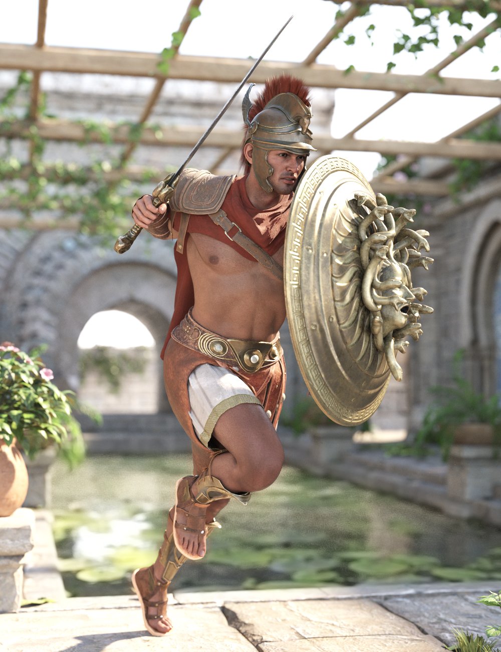 dForce CH Greek Mythological Armor for Genesis 8 and 8.1 Males