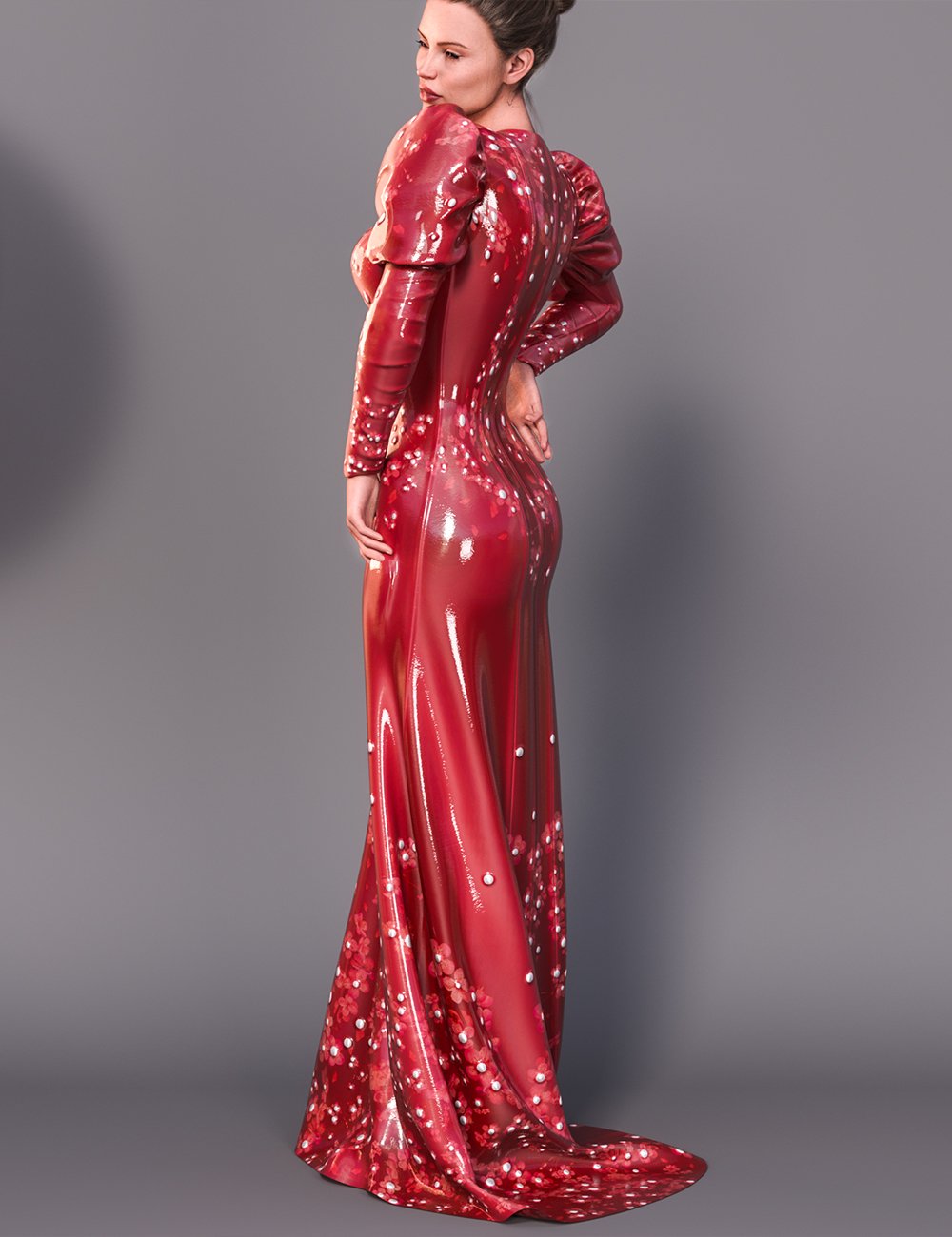dForce Mermaid Dress Outfit for Genesis 9