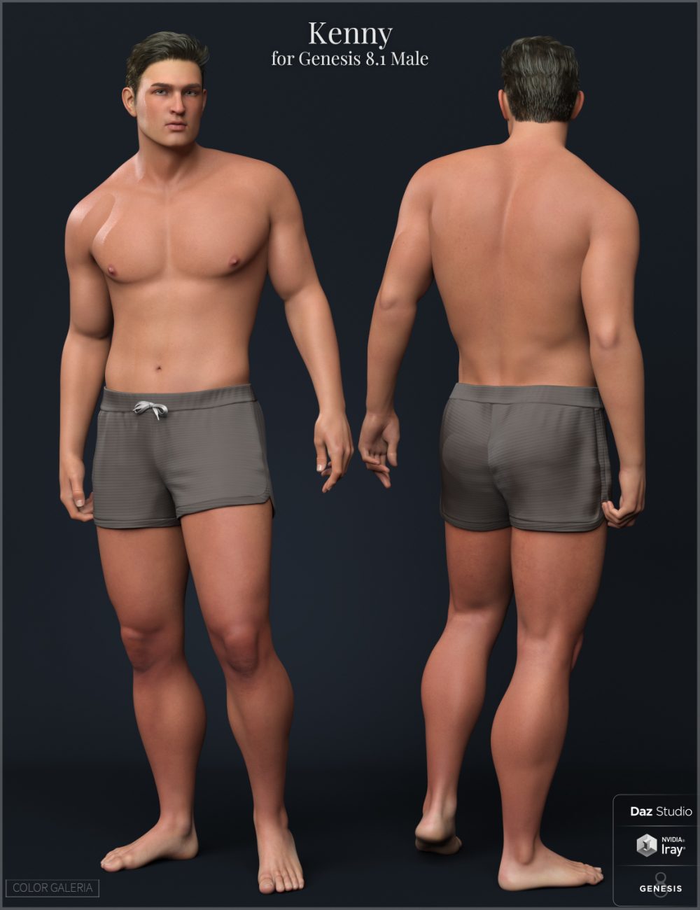 CGI Kenny for Genesis 8.1 Male