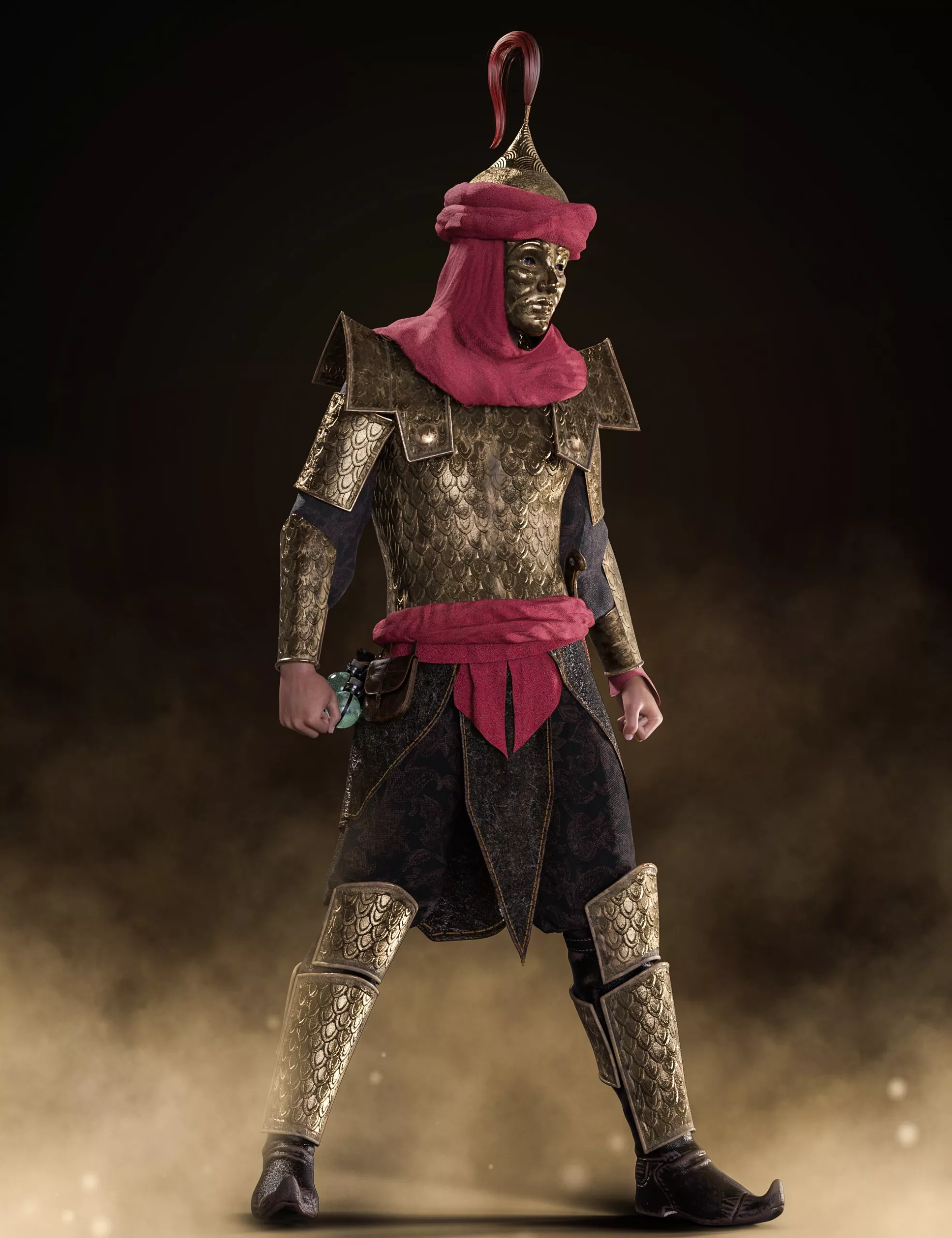 Raven Guild Assassin Outfit for Genesis 8 Male(s)