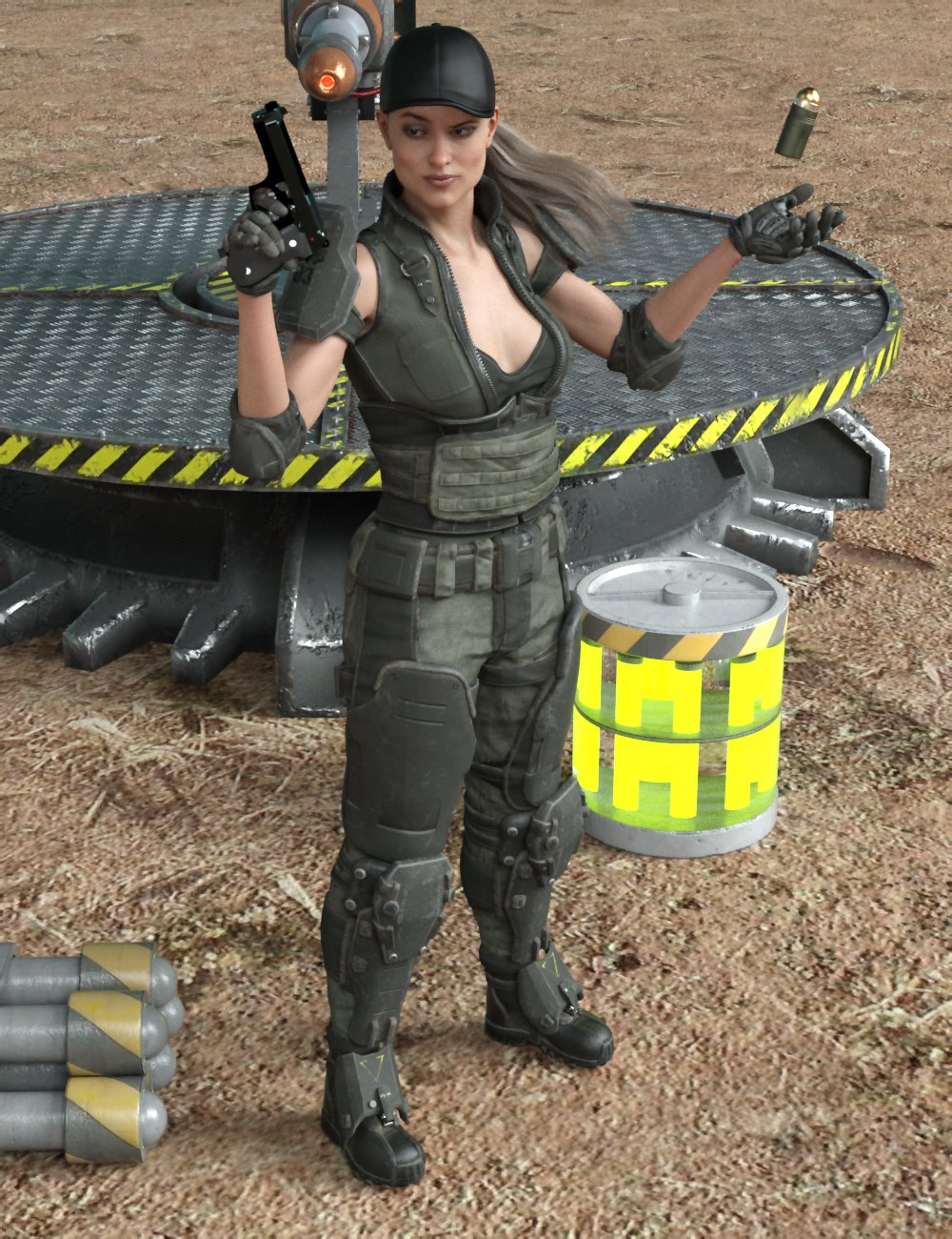 Mercenary Poses For Genesis 8 Female