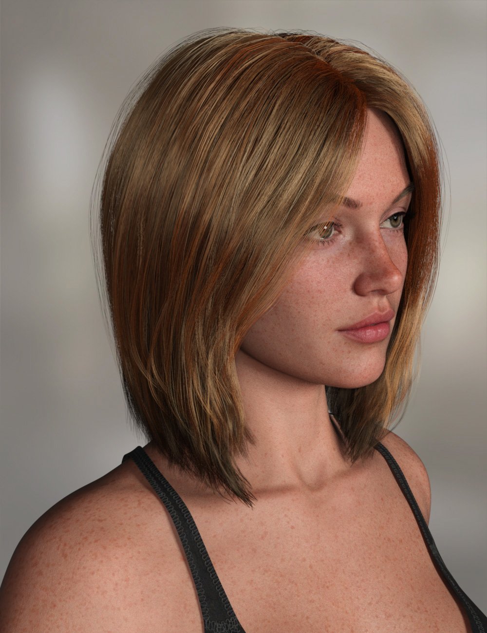 MRL dForce Layered Bob Hair for Genesis 9