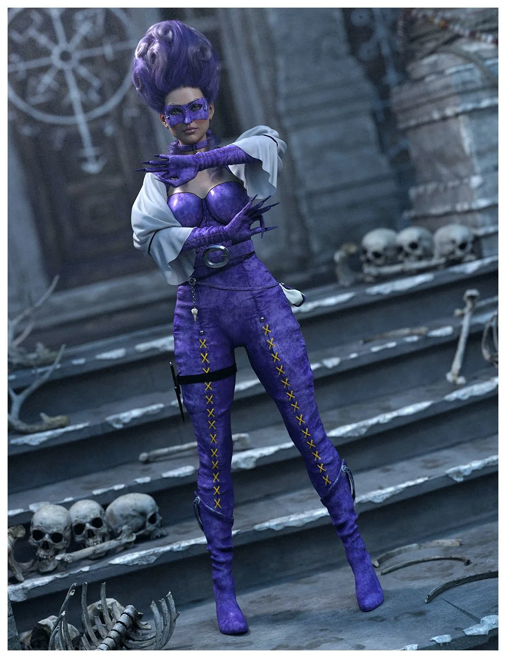 ND Crowbeauty Outfit for Genesis 8.1 Female