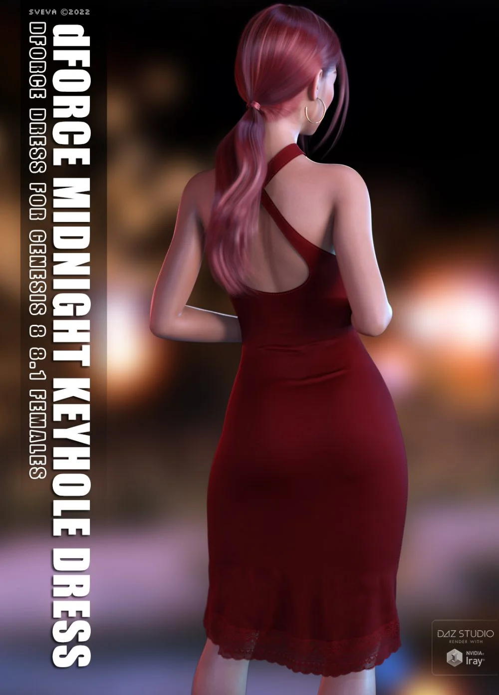 dForce Midnight Keyhole Dress G8G8.1F