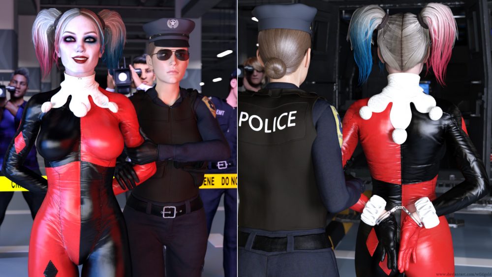 Arrested Prop and Poses for Genesis 8 & 9 Female