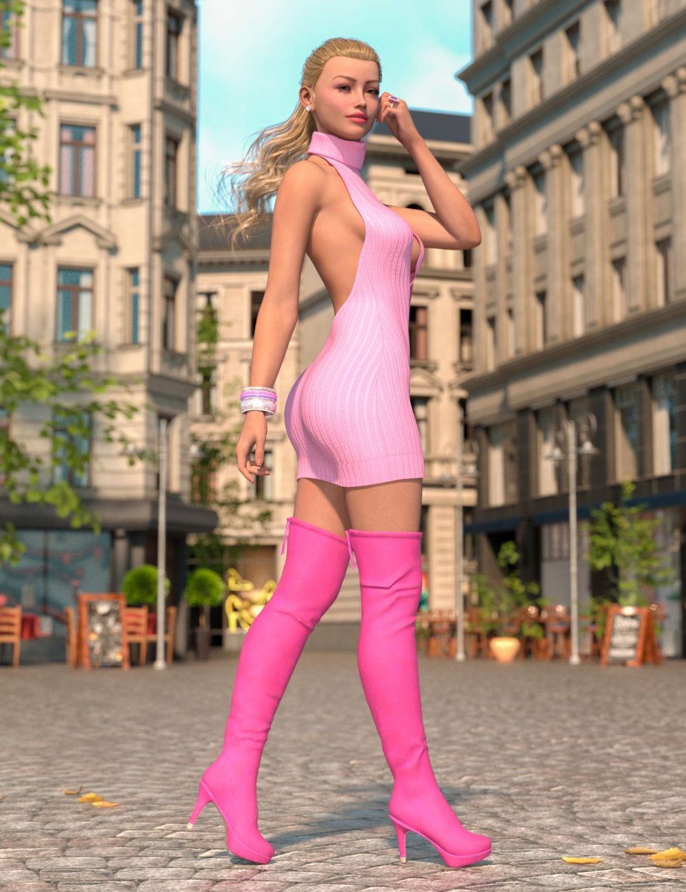 Simply Sexy dForce Outfit for Genesis 9 Base Feminine