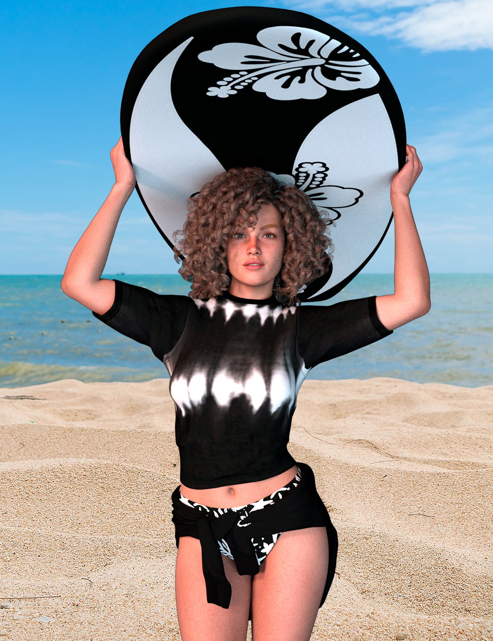 X Fashion Surfer Outfit for Genesis 9