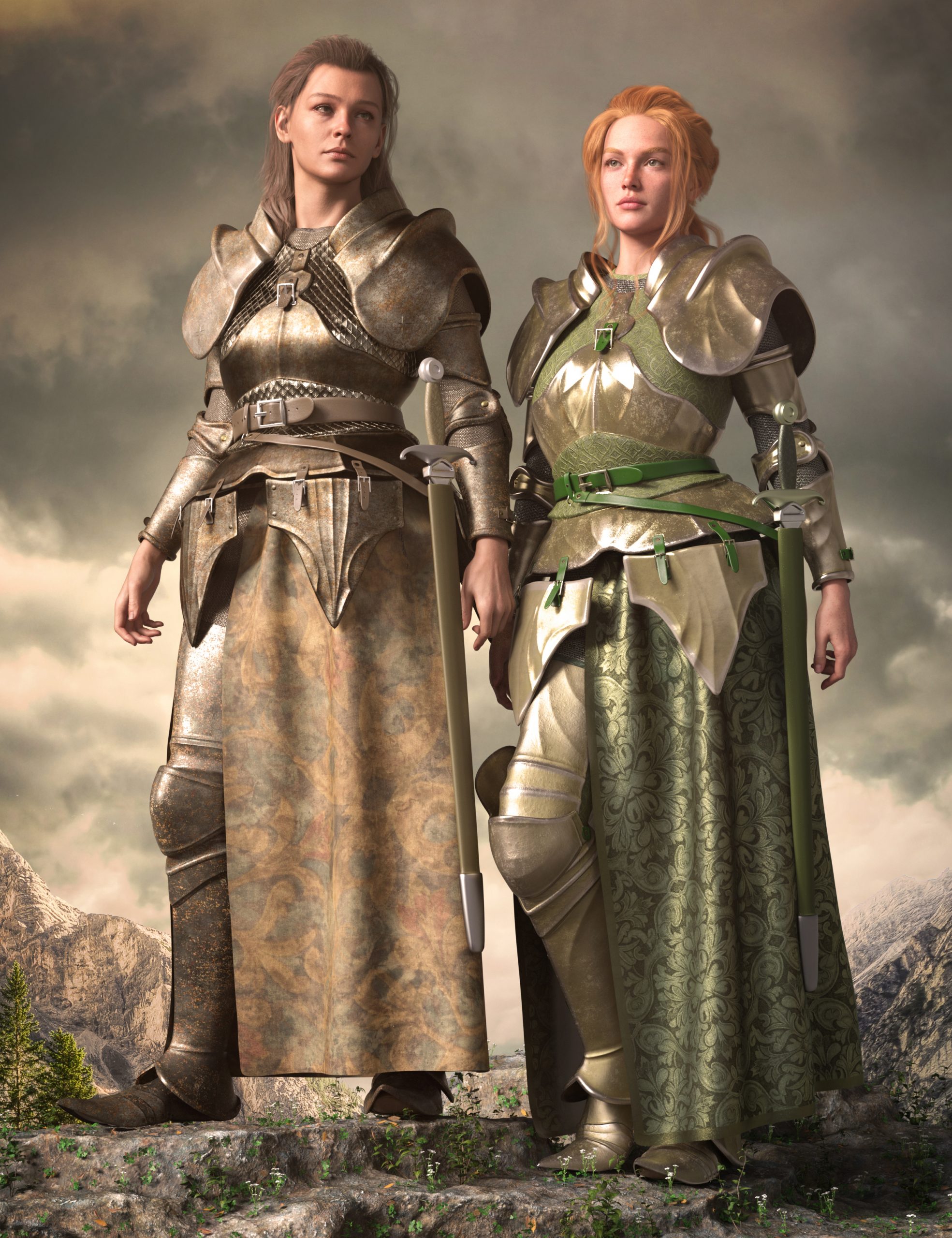 dForce The Defender Outfit Texture Add-On