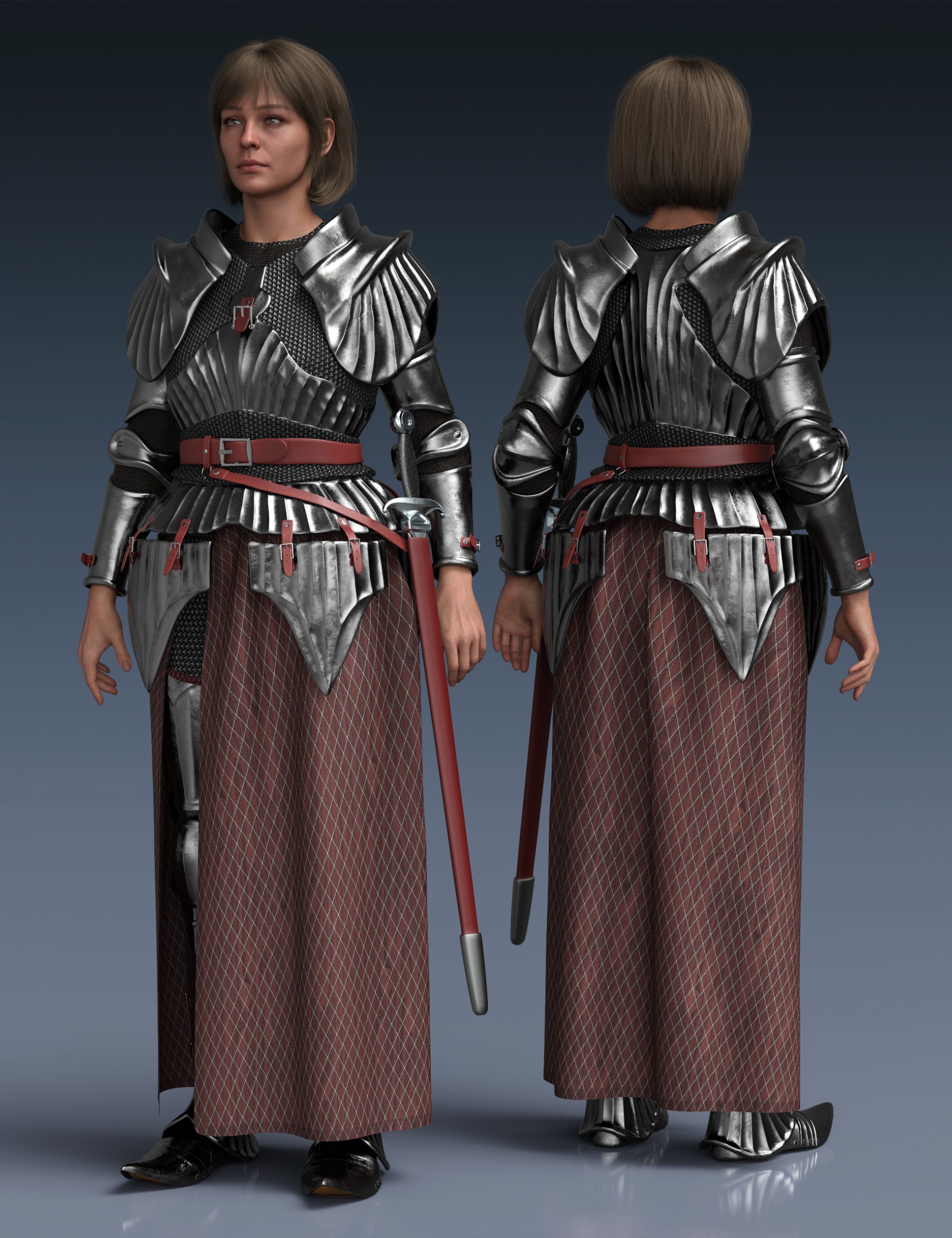 dForce The Defender Outfit Texture Add-On
