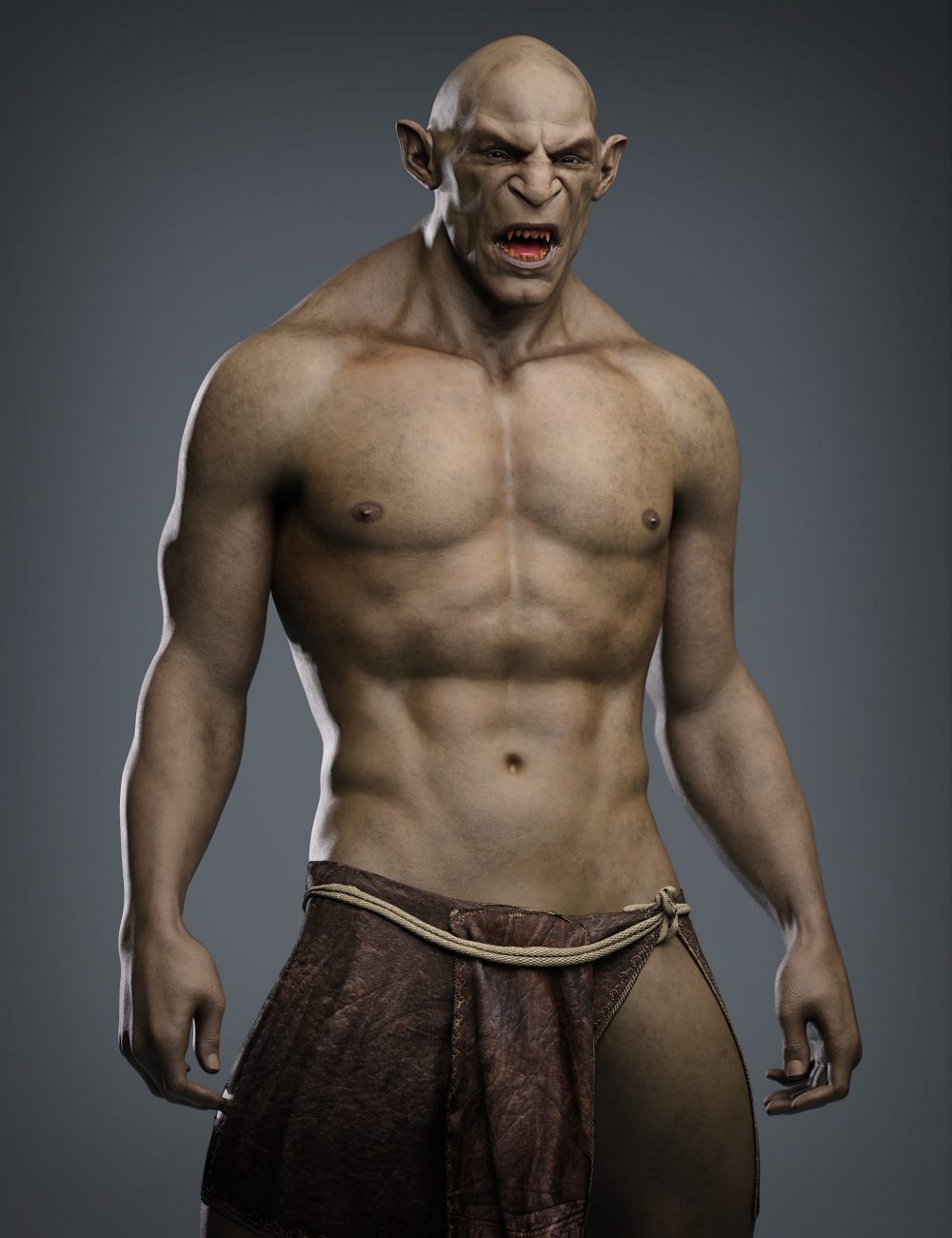 Grugmar the Orc HD for Genesis 9