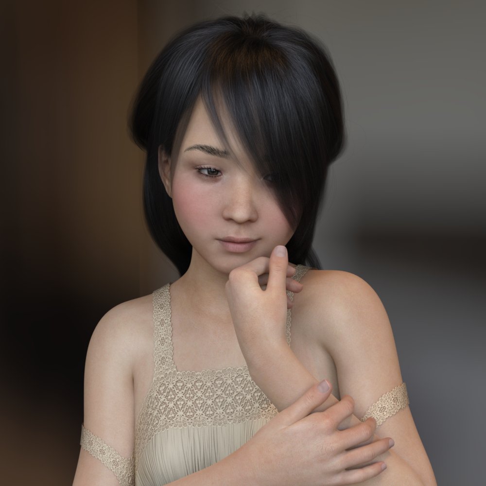 Akira - Beautiful Asian Teen for Genesis 8 Female