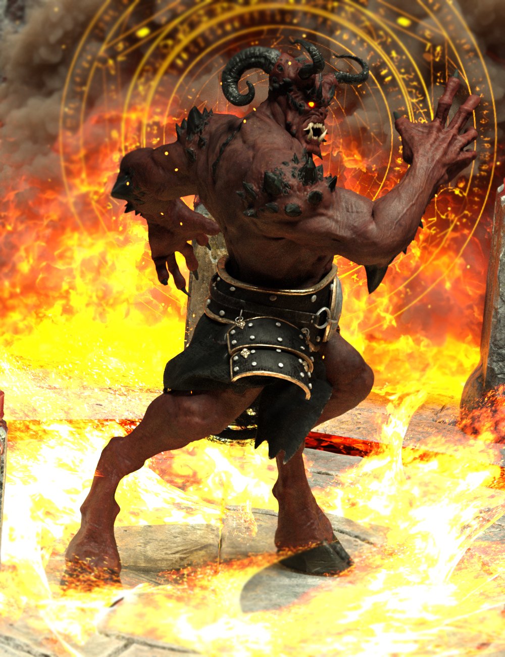 Demos Maximus Poses for Mega Demos and Genesis 9