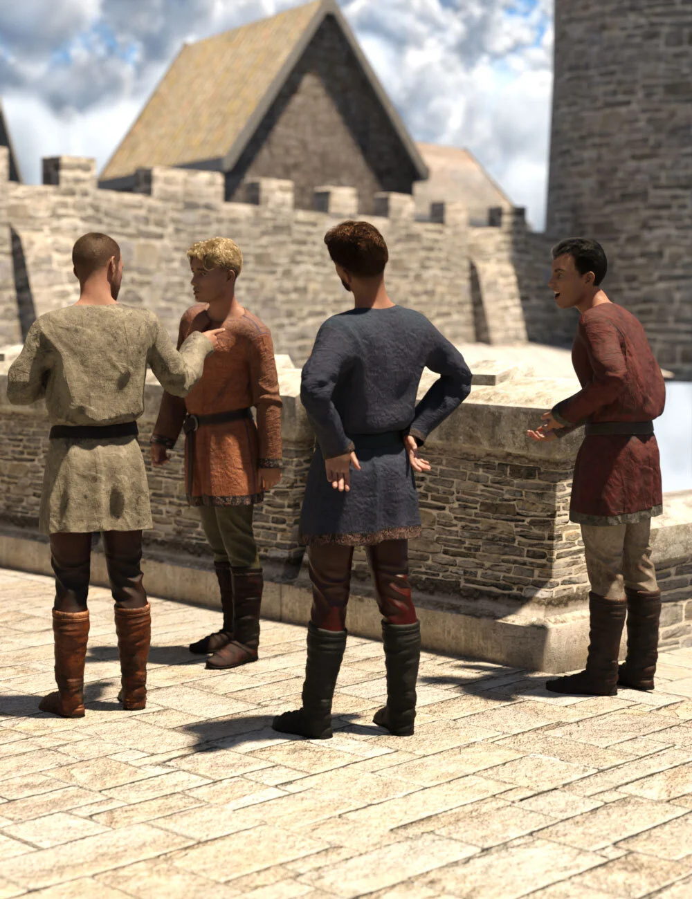 Versatility for Peasant Outfit for G8 Male