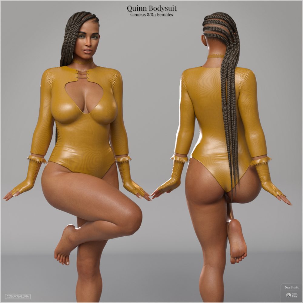 dForce Quinn Bodysuit for Genesis 8 and 8.1 Females