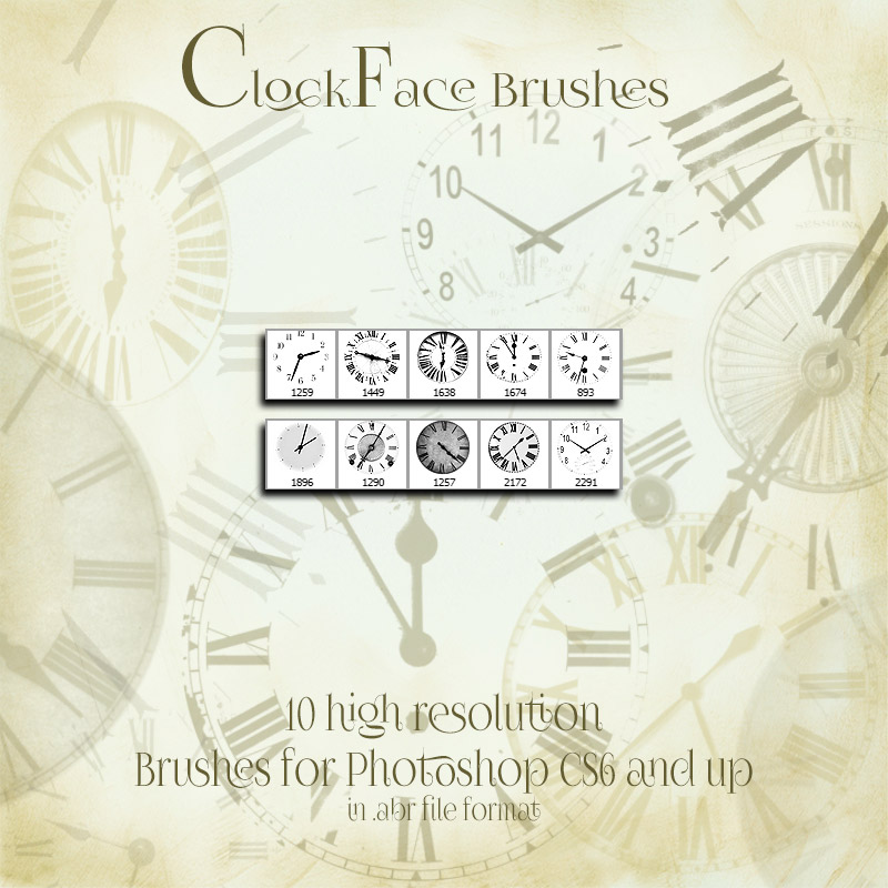 Clockface Brushes