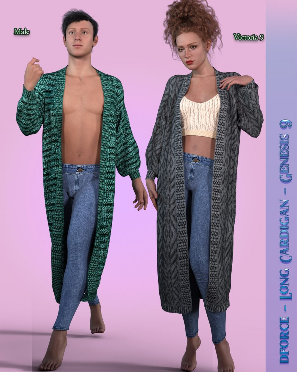 dforce - Long Cardigan - Genesis 9