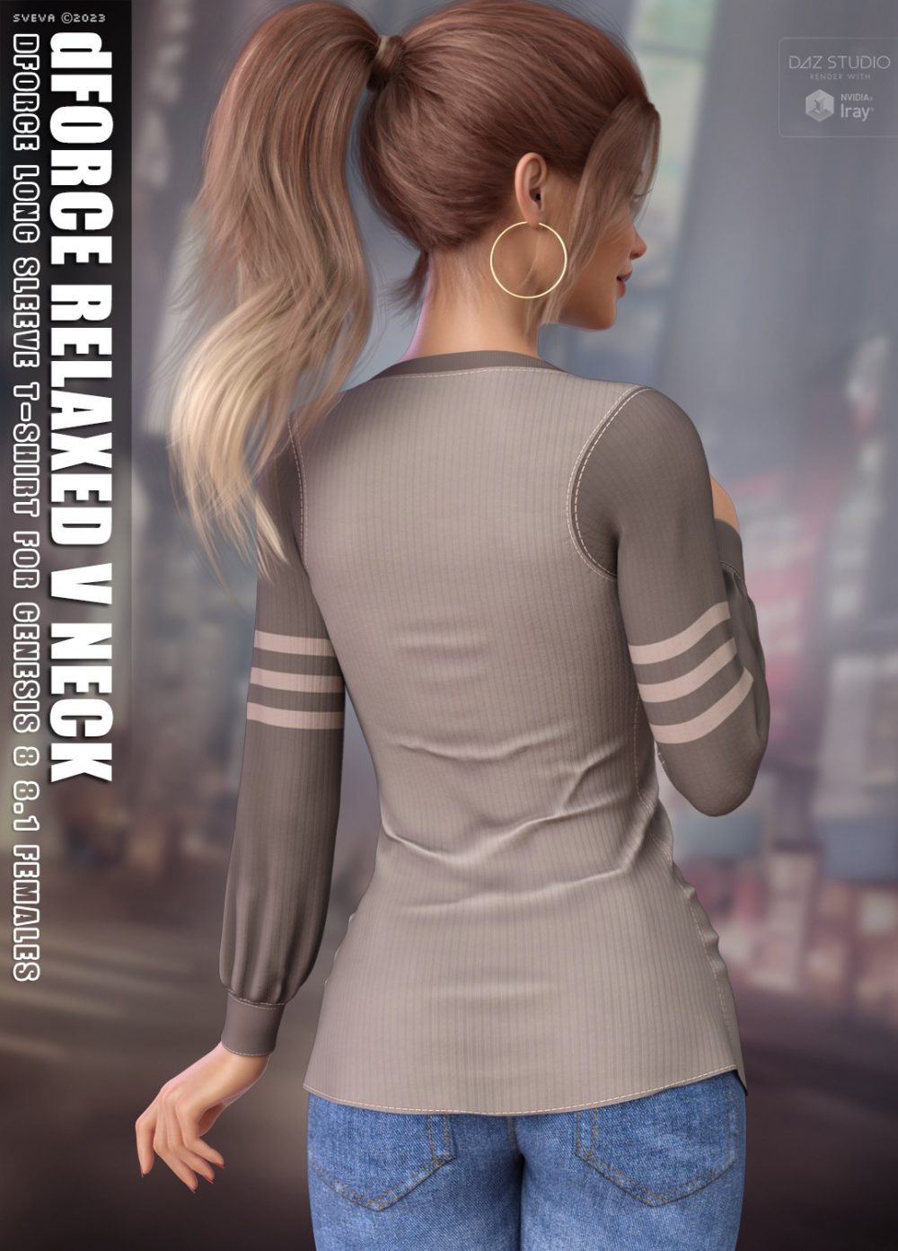 dForce Relaxed V Neck G8G8.1F