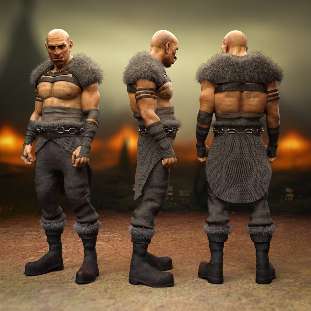 M3DU Warrior Outfit for Genesis 9