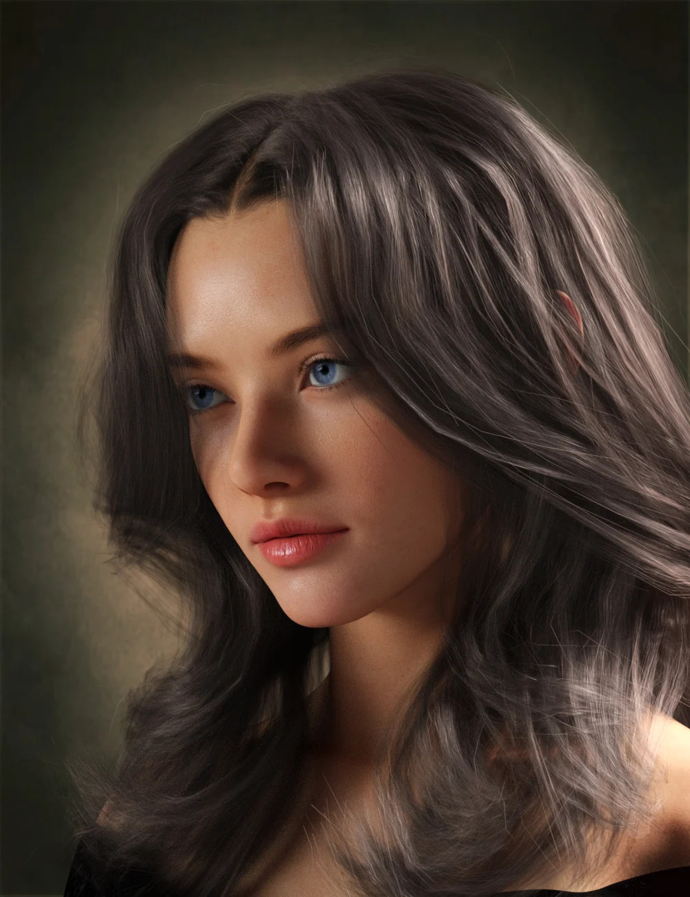 Genesis 9 hair. Daz 3d модели девушки.