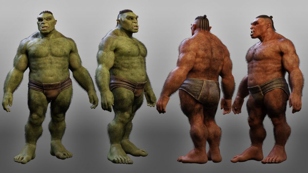 Oggara the Male Orc for Genesis 9