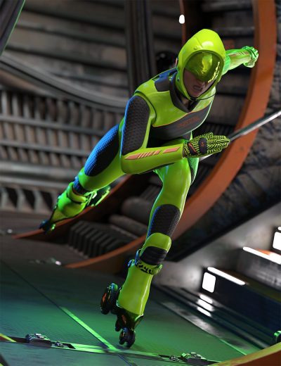 scifirollerposesforgenesis9andndcyberdreamrollerblade01daz3d-4
