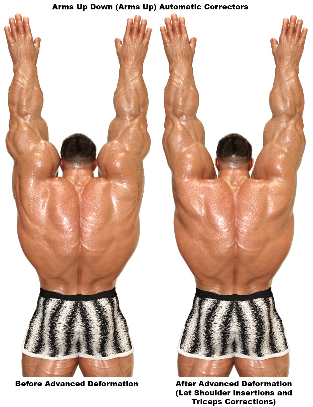 SWOLE for Genesis 8 Male: Hercules - Advanced Muscle Deformation