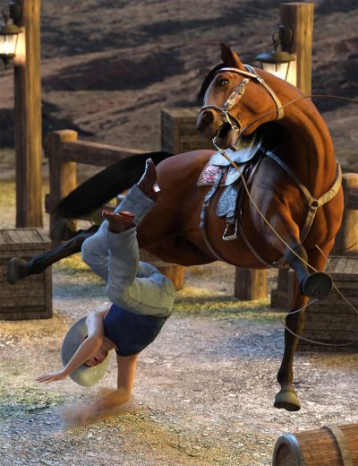 untamedposesforgenesis9westernhorsetackanddazhorse300maindaz3d-1-4