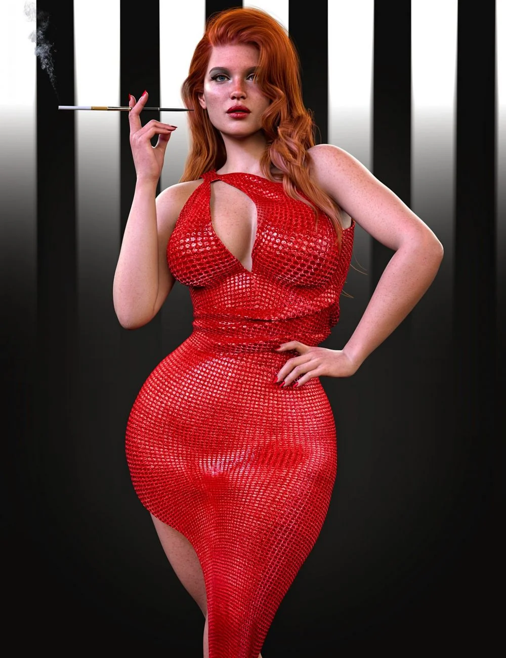 Z Glamorous Diva Shape and Pose Mega Set for Genesis 9