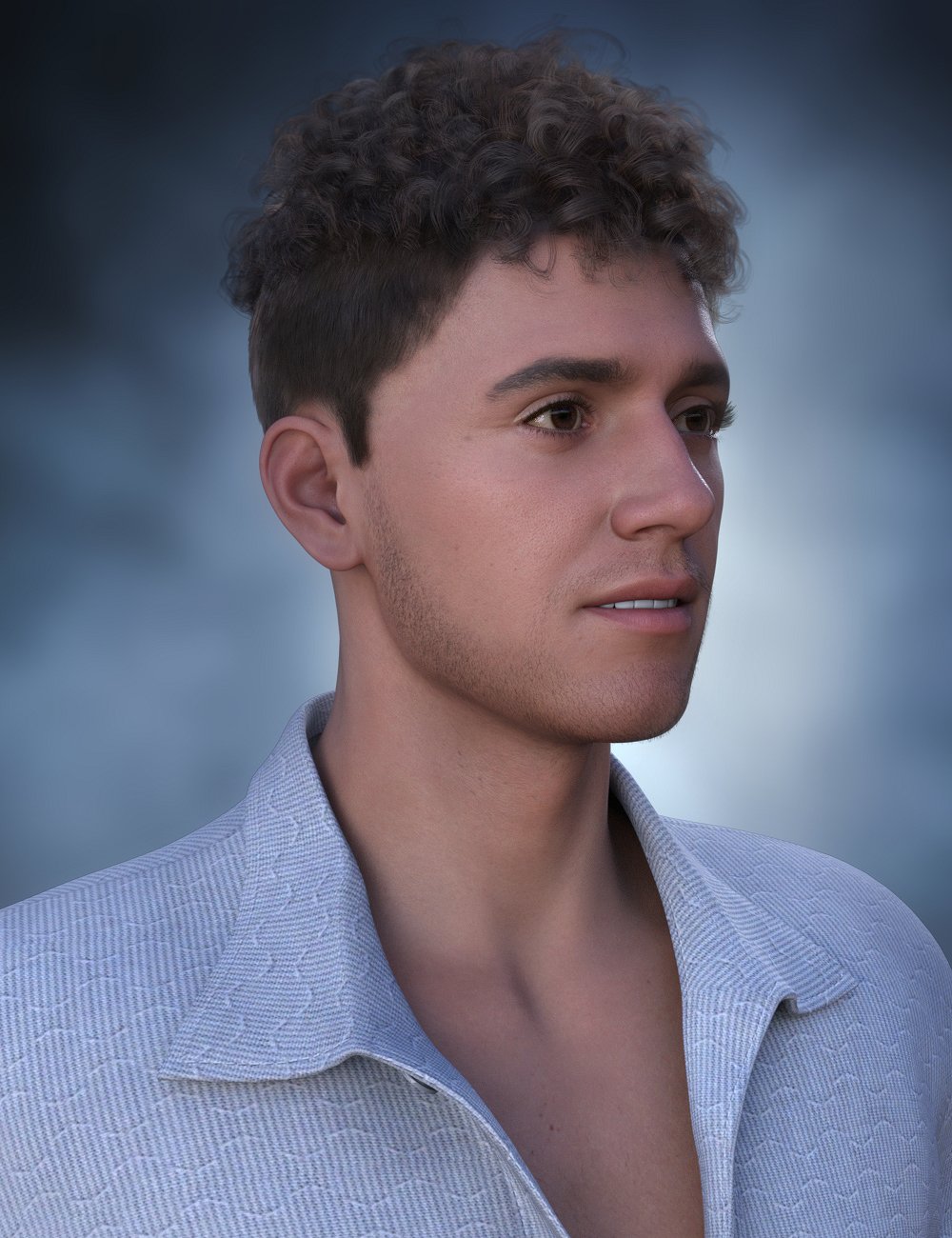 dForce Aidan Hair for Genesis 9