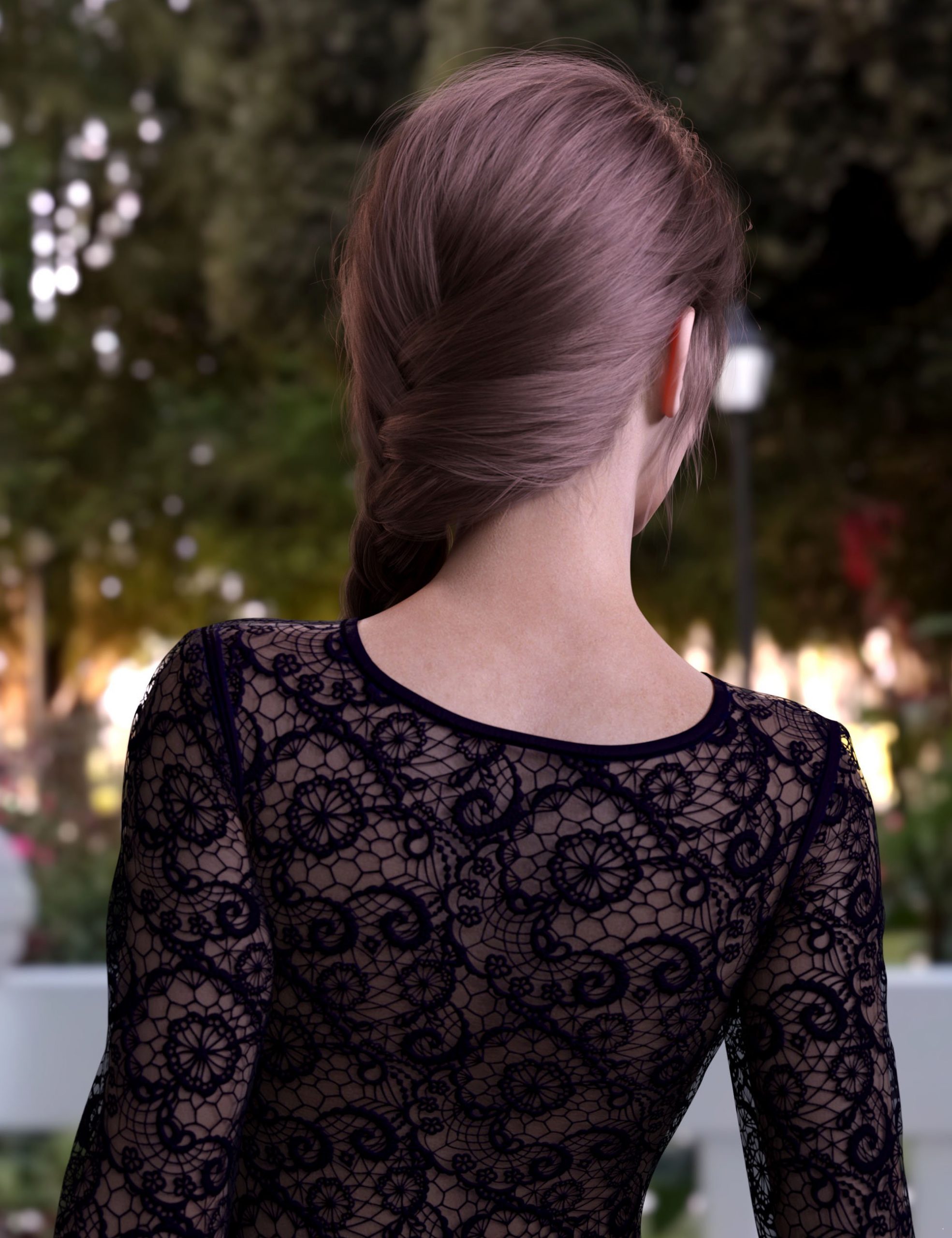 BS French Braid Hair for Genesis 8, 8.1, and 9