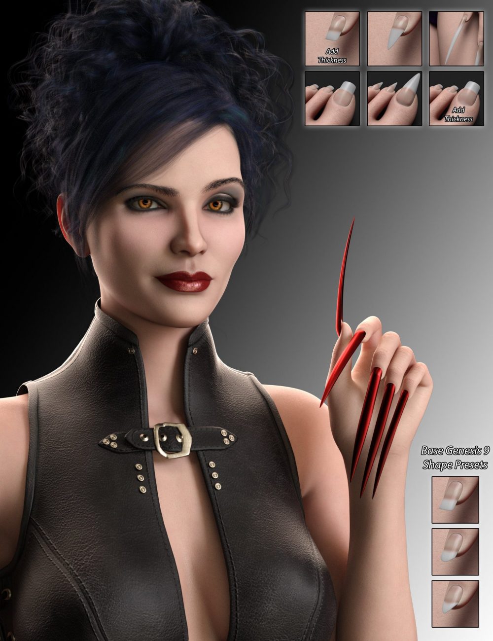 CC Character Kit: Captivating Claws for Genesis 9