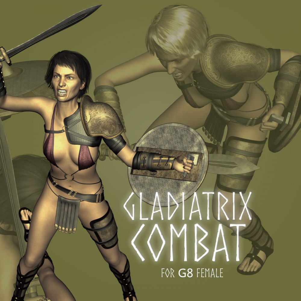 Gladiatrix Combat for Genesis 8 Female