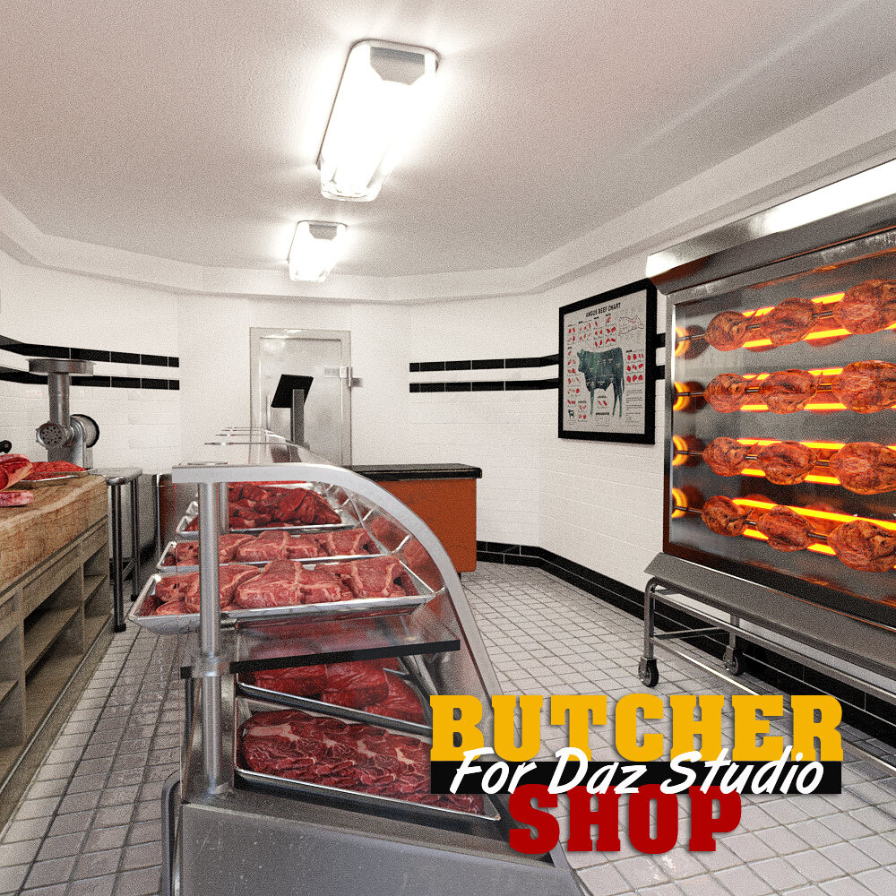 Butcher Shop for DS Iray