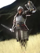 Genghis Battle Poses for Genghis Khan 9