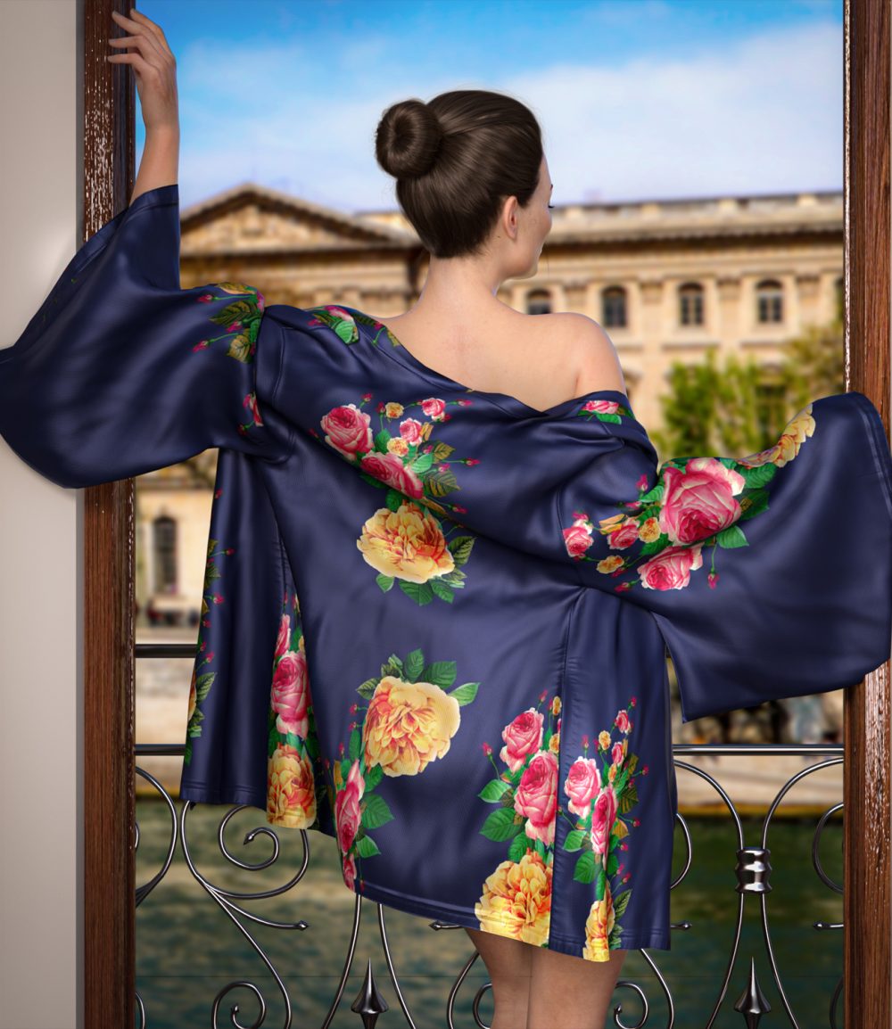 Japanese Kimono dforce outfit for Genesis 8 & 8.1 Female(s)