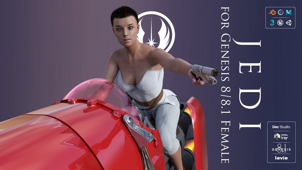 Jedi For Genesis 8 and 8.1 Female