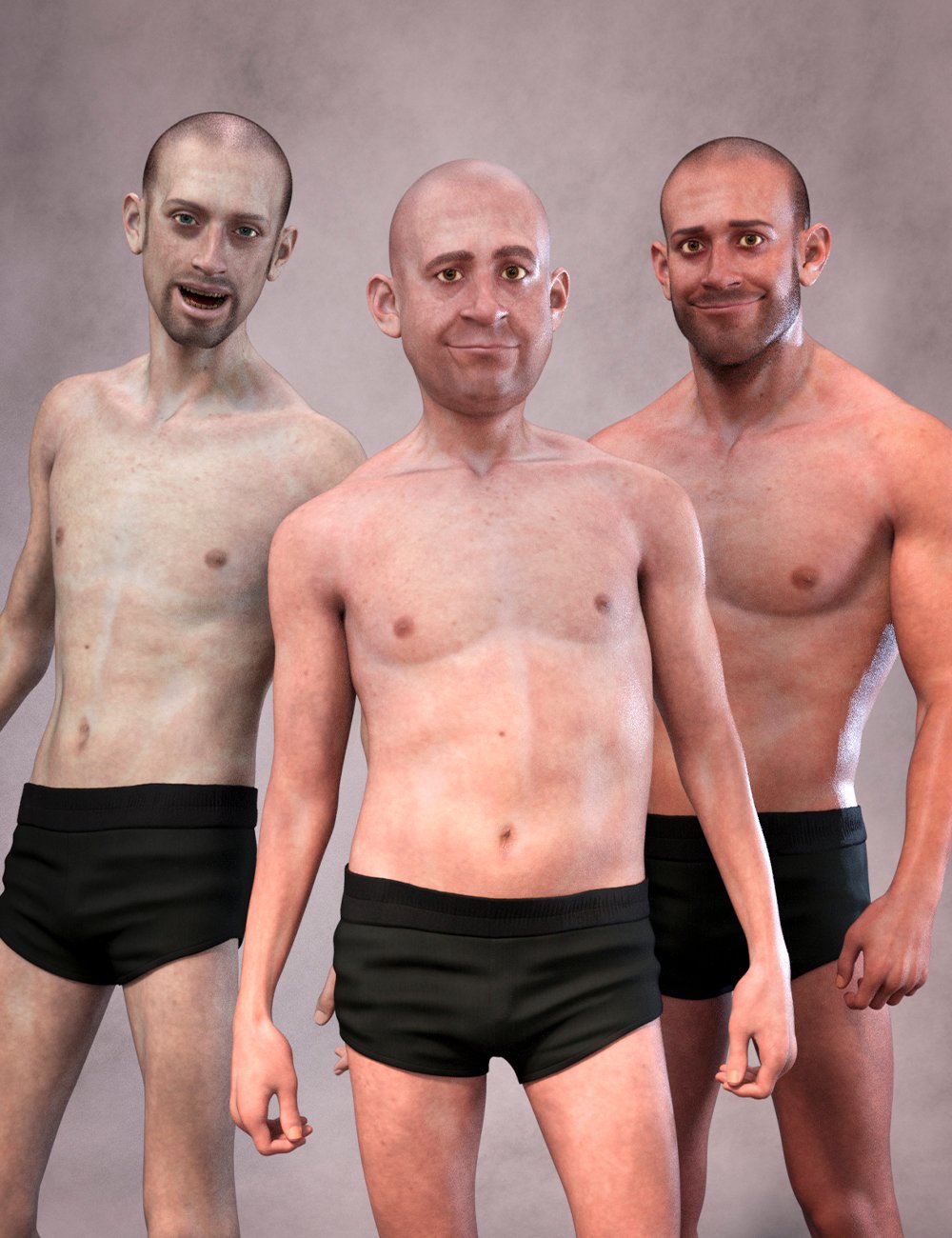 M3D Curious Squad Characters for Genesis 9