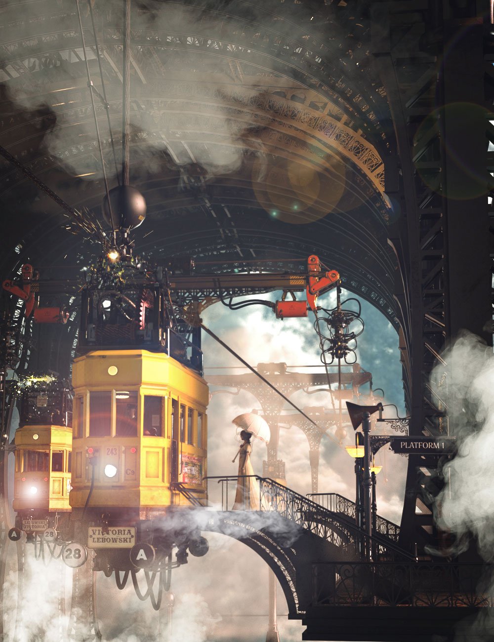 Retrofutur Tram Station