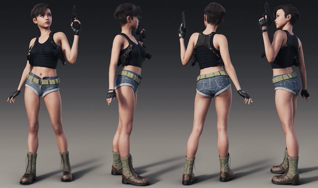 Sassy Shorts Outfit for Genesis 9