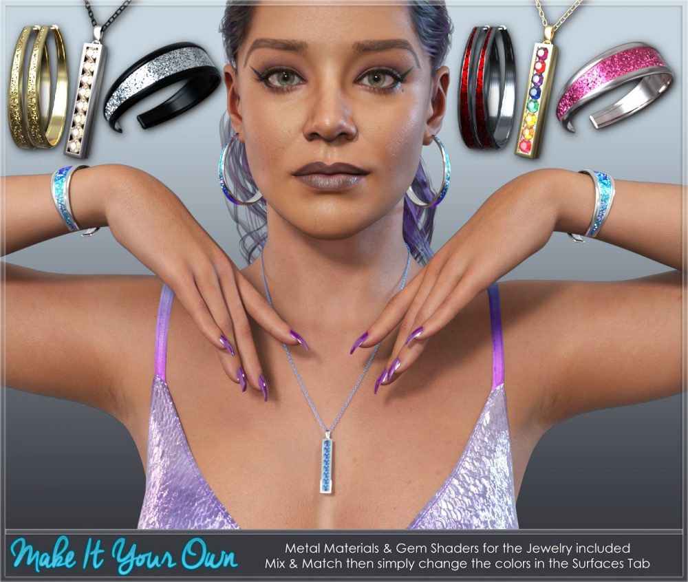 Curve Appeal Outfit for Genesis 9