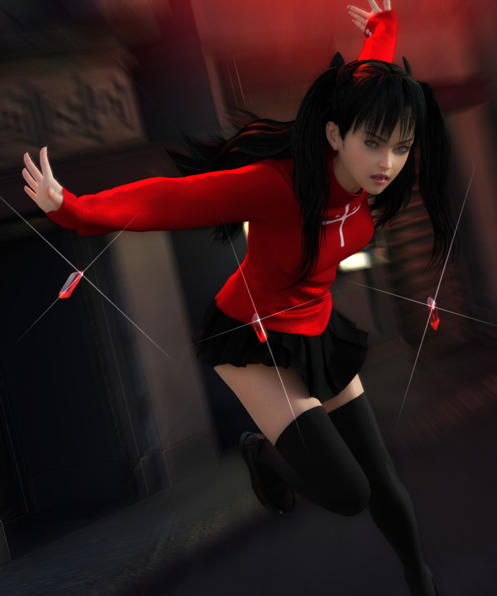 dForce Young Mage Set for G8F