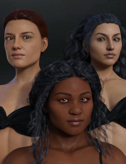 FSL Women of Action Shapes for Genesis 8 Female