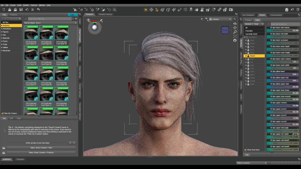 In Depth Anatomy - Face Morphs for G9