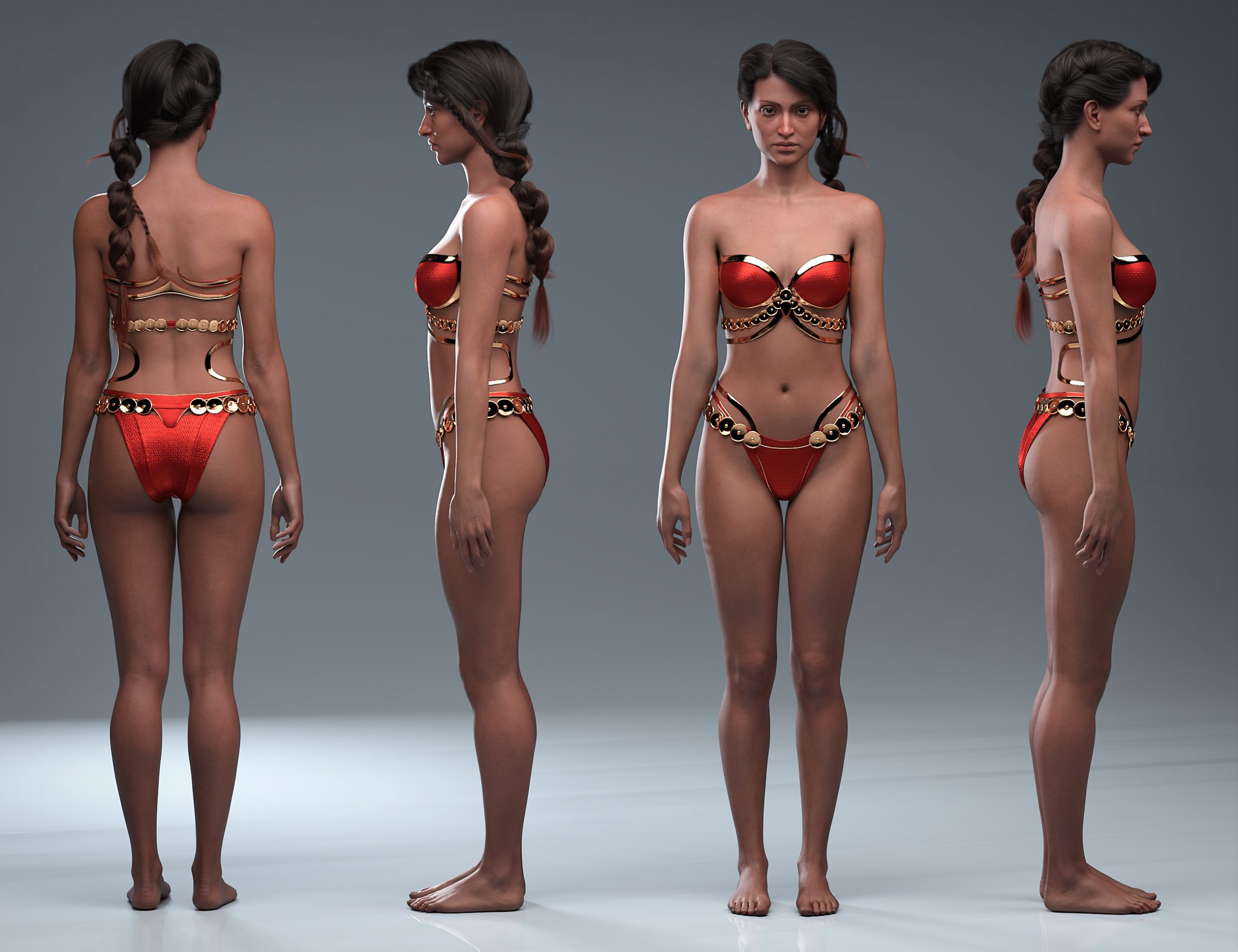 Body Shaper Buttock Enhancer  3d Models for Daz Studio and Poser