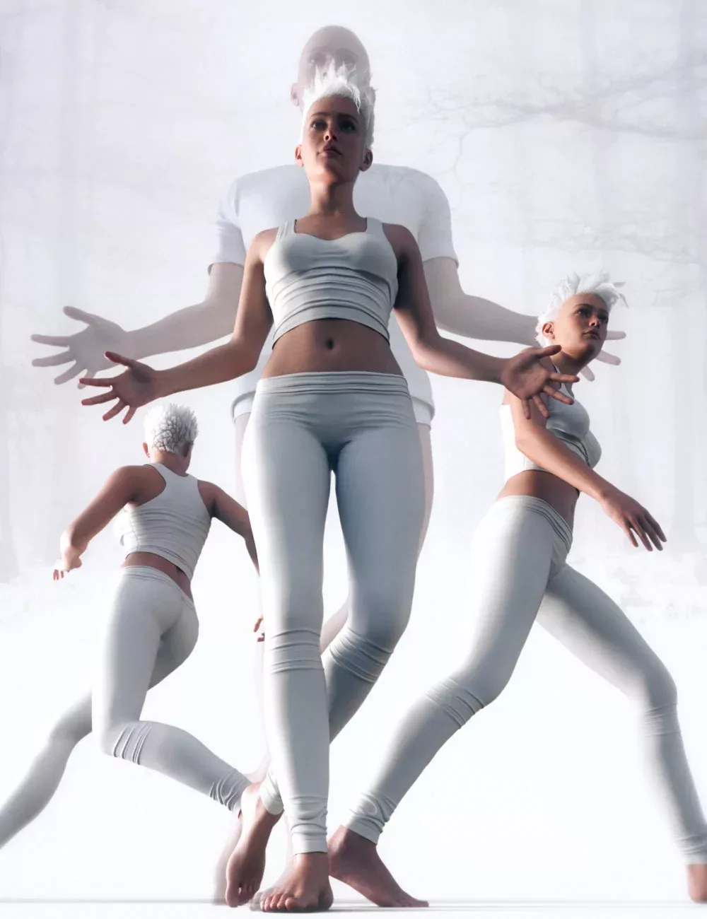 Z Curvy Confident Beauty Shape and Pose Mega Set for Genesis 9