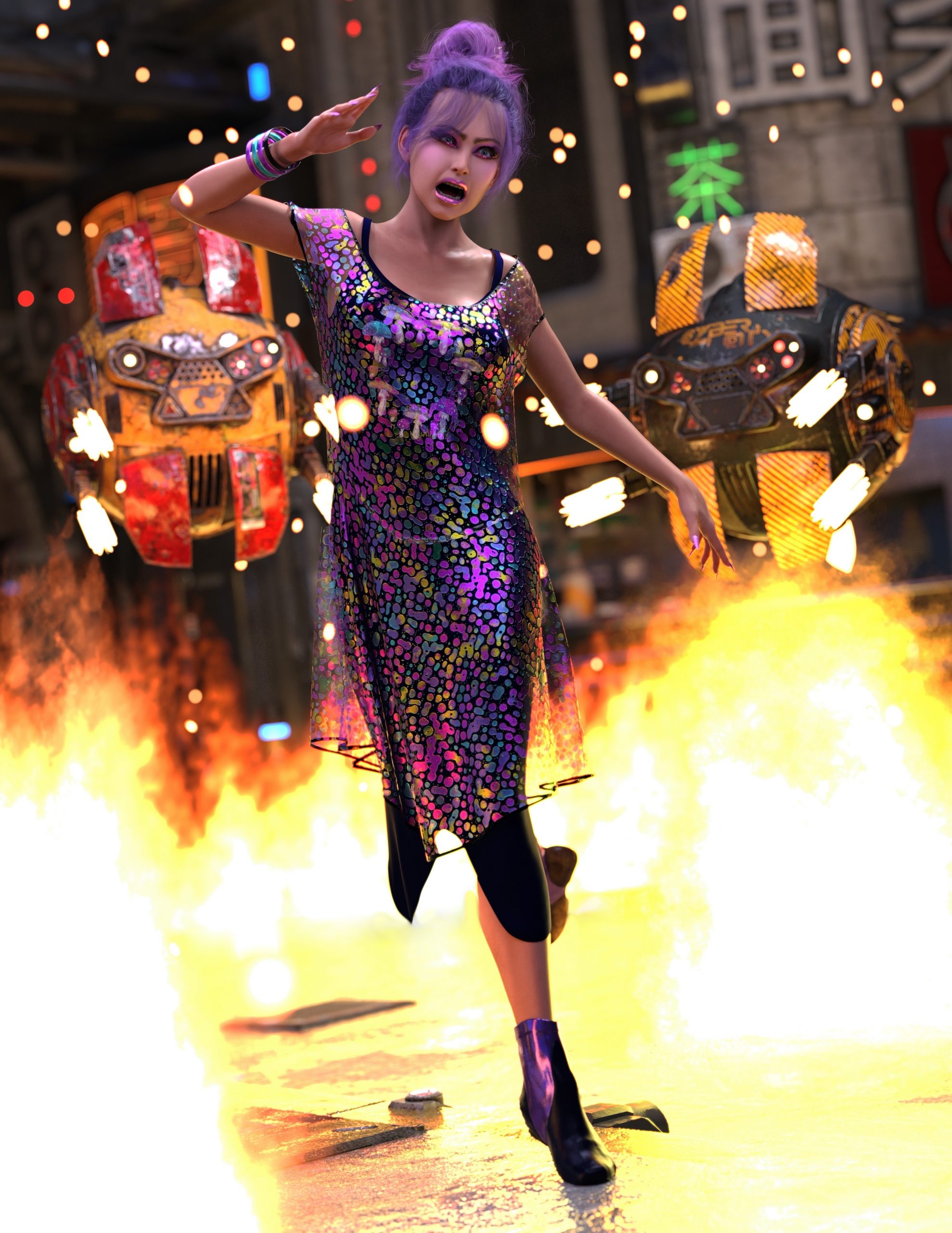 Versatility for dForce Jane Outfit for Genesis 9