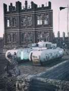 Sci-Fi Military Tank T69