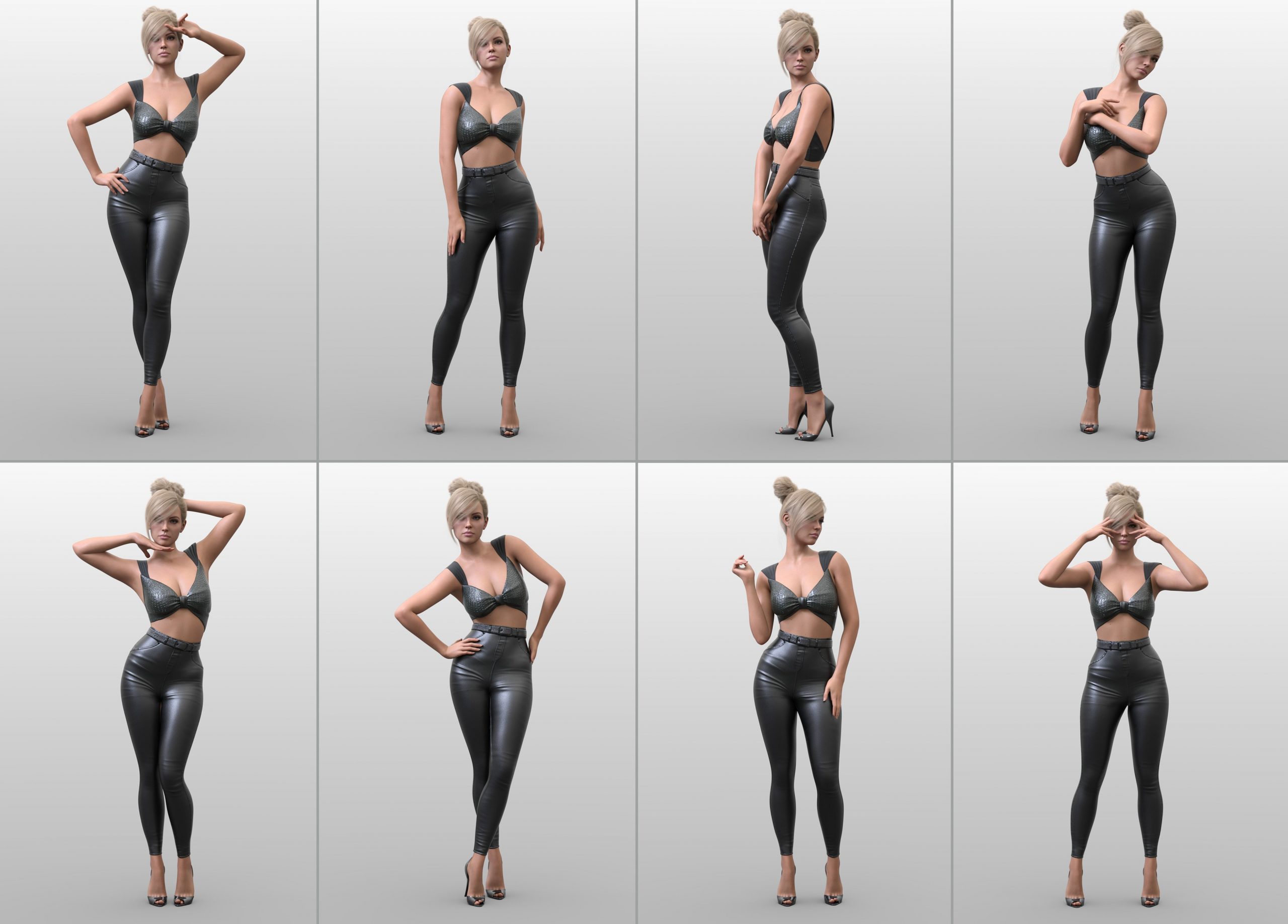 Z Fashion Spread Pose Collection for Genesis 9 and 8