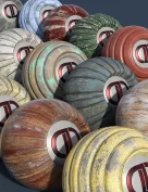 DD PBR Painted Wood Shaders for Iray Vol 2
