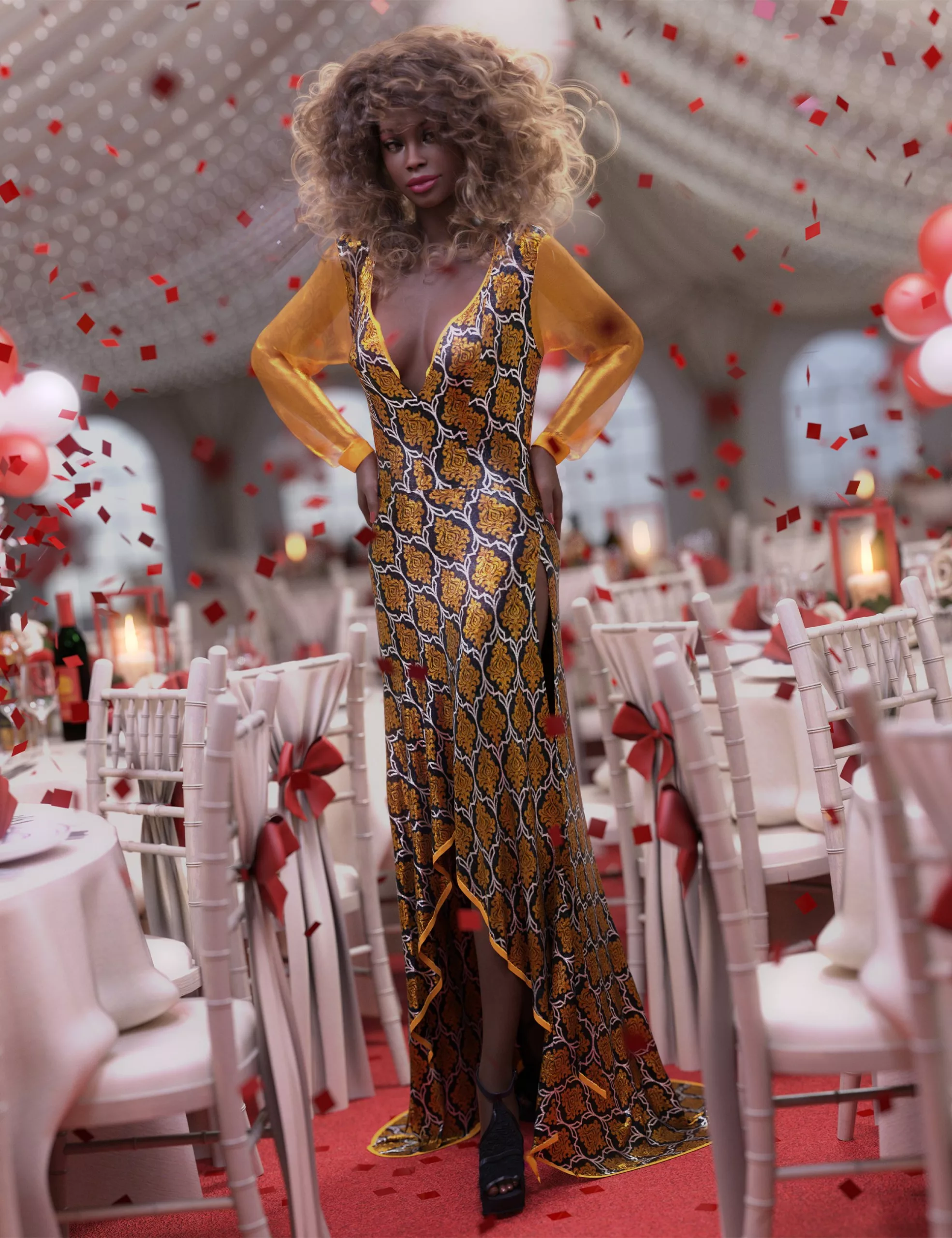 dForce Aria Outfit for Genesis 9